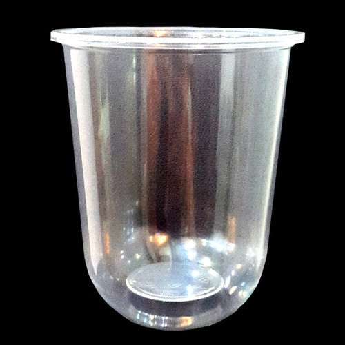 [500ml] 밑이 둥근 버블티 실링용 PP컵(1줄50개)